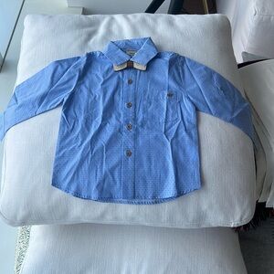 Kids Baby Top Button Down Shirt 'Matou France'